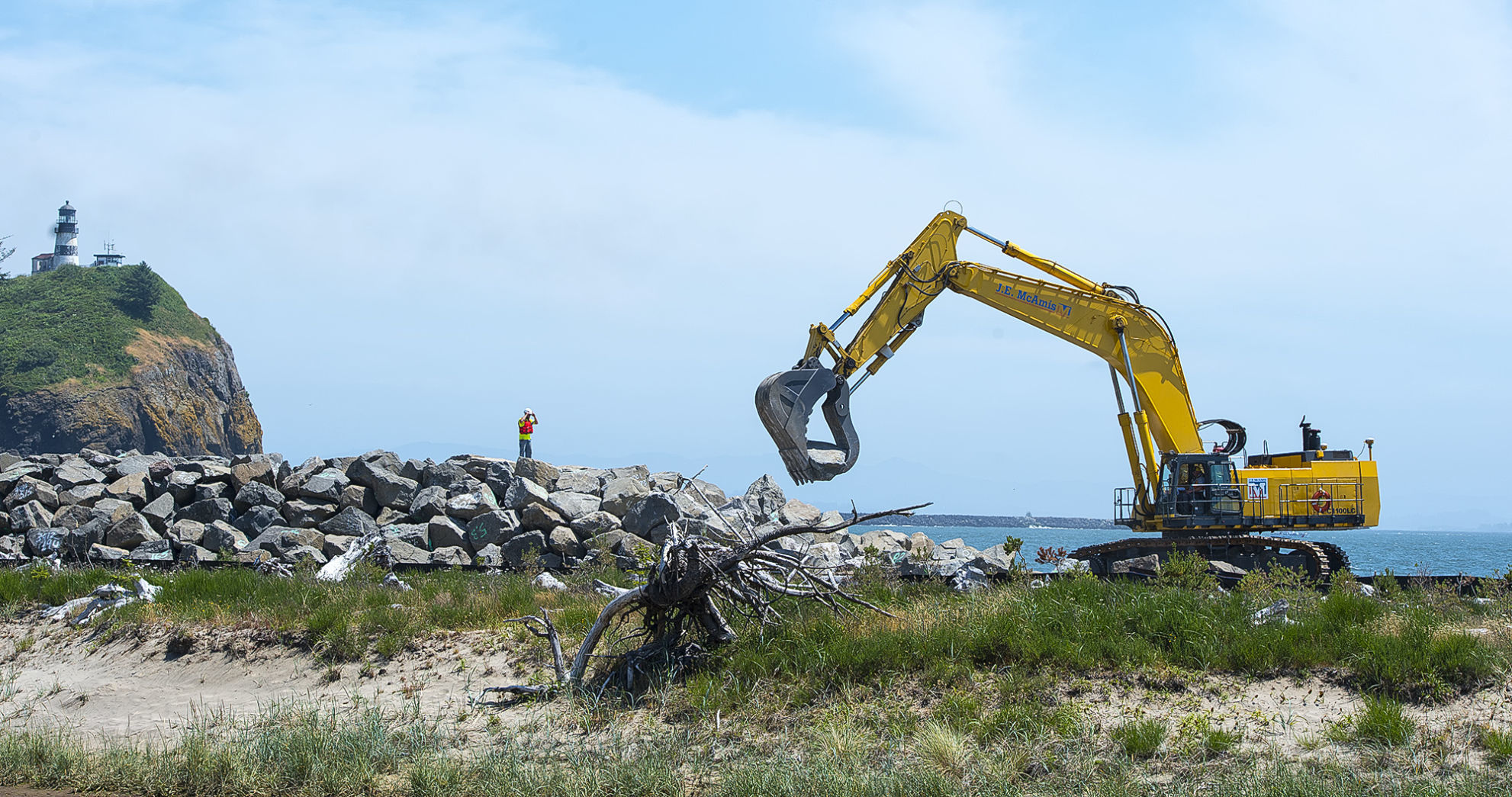 North Jetty rehabilitation work